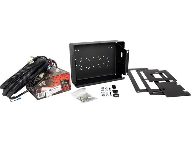 Locking Steel Door Bed Compressor Box Mount with 12V On-Board Compressor; Passenger Side (05-23 Tacoma)