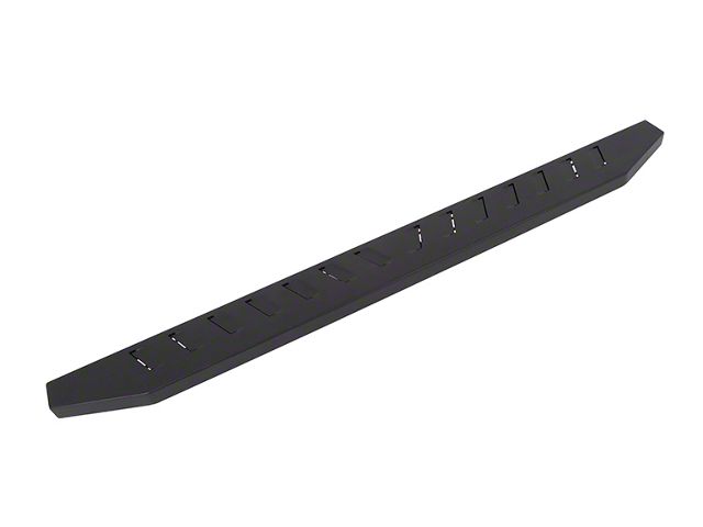 Louvered Side Step Bars without Mounting Brackets; Textured Black (05-23 Tacoma Double Cab)