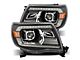 AlphaRex LUXX-Series LED Projector Headlights; Black Housing; Clear Lens (05-11 Tacoma w/ Factory DRL)