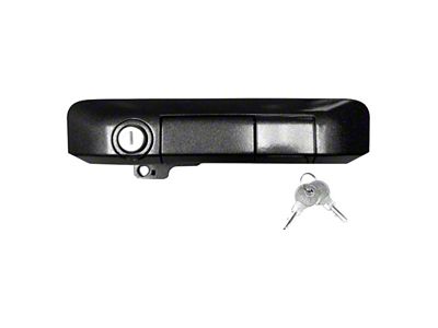 Manual Tailgate Lock Handle with Standard Lock; Magentic Gray Metallic (05-15 Tacoma)