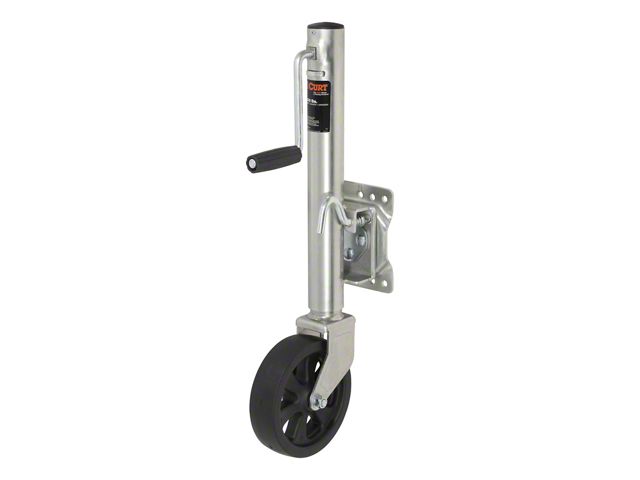 Marine Trailer Jack with 8-Inch Wheel; 1,500 lb.