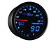 MaxTow 2200 Degree Exhaust Gas Temperature Gauge; Black and Blue (Universal; Some Adaptation May Be Required)