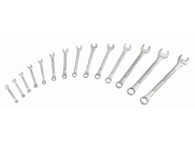 Metric Combination Wrench Set; 14-Piece Set