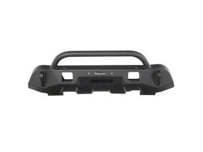 Mid-Width Front Winch Bumper; Black (16-23 Tacoma)