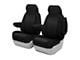 ModaCustom Wetsuit Front Seat Covers; Black (16-23 Tacoma Access Cab)