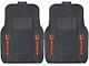 Molded Front Floor Mats with Cincinnati Bengals Logo (Universal; Some Adaptation May Be Required)