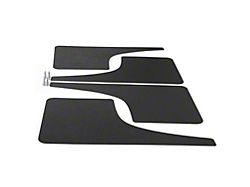 Mud Flaps; Front and Rear; Textured Black (16-23 Tacoma)