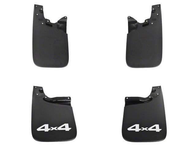 Mud Guards; Front and Rear (05-15 4WD Tacoma)