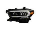 OE Style Full LED DRL Headlight; Black Housing; Clear Lens; Driver Side (20-23 Tacoma, Excluding TRD Pro)