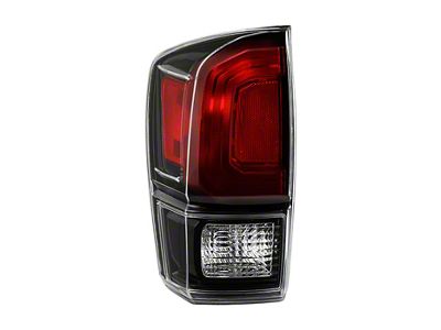 OE Style Tail Light; Black Housing; Clear Lens Housing; Clear Lens; Driver Side (17-18 Tacoma)