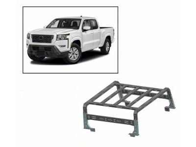 Overland Utility Bed Rack; Black (05-25 Tacoma)