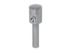 Piston Style Door Lock Knobs; Chrome (Universal; Some Adaptation May Be Required)