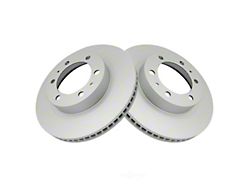 Plain Vented 6-Lug Rotors; Front Pair (05-23 4WD Tacoma)