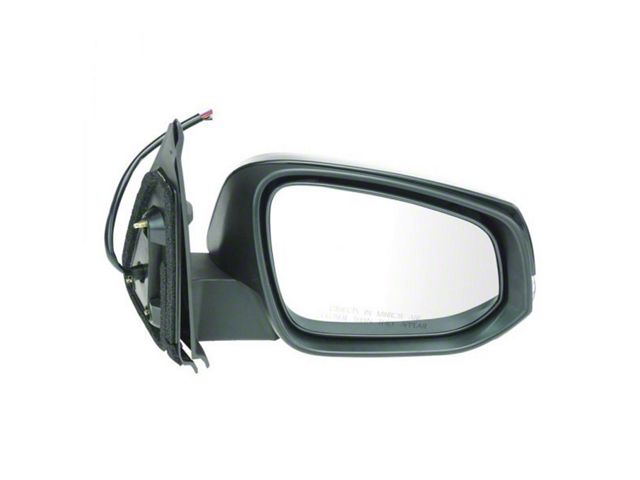 Powered Heated Mirror with Turn Signal; Paint to Match Black; Passenger Side (16-19 Tacoma)