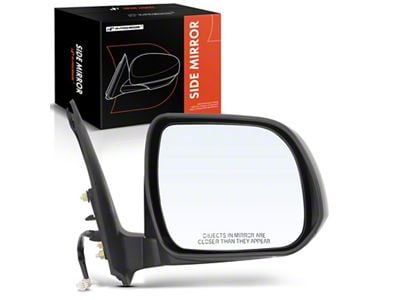 Powered Manual Folding Mirror; Passenger Side; Black (12-15 Tacoma)