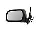 Powered Mirror; Matte Black; Driver Side (05-11 Tacoma)