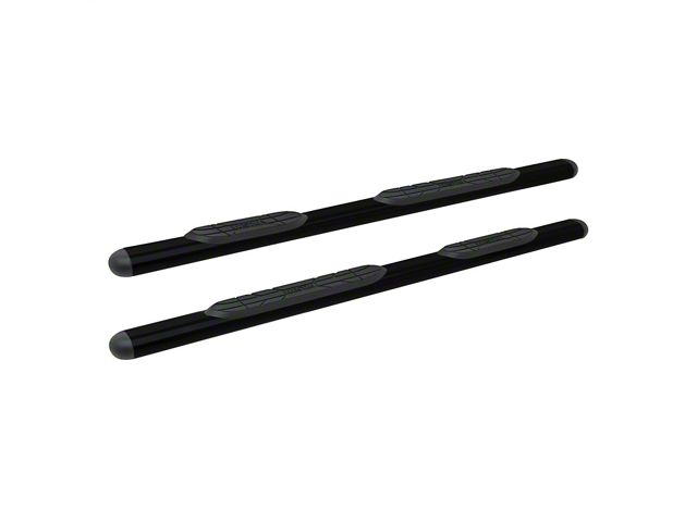Premier 4 Oval Nerf Side Step Bars with Mounting Kit; Black (05-23 Tacoma Double Cab)
