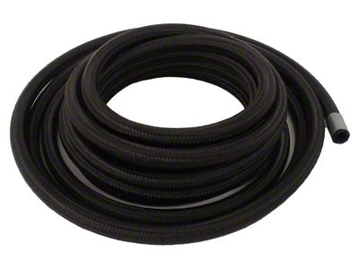 Premium Black Nylon Race Hose; -6AN; 20-Foot