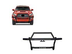 Rambler Grille Guard with 30-Inch LED Light Bar; Matte Black (05-23 Tacoma)