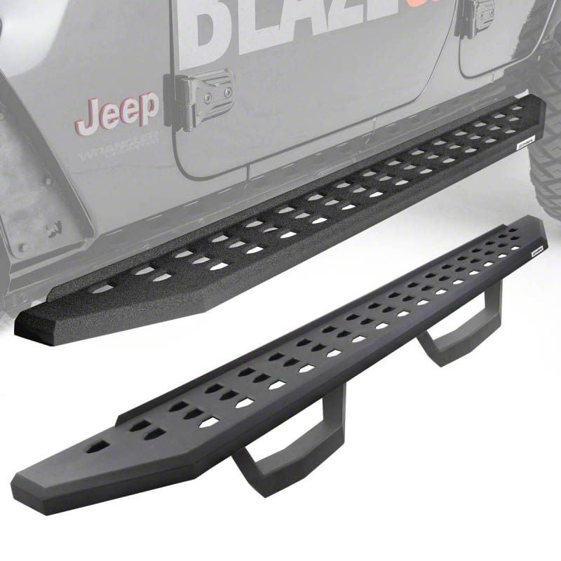 Go Rhino Tacoma RB20 Running Boards with Drop Steps; Textured Black ...