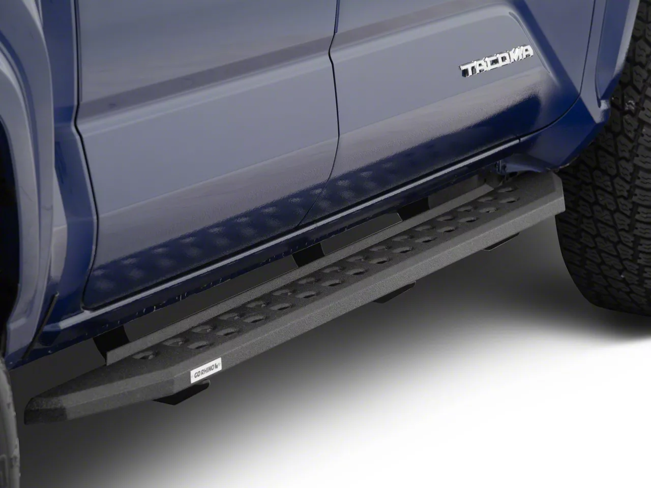 Go Rhino Tacoma RB20 Slim Running Boards; Protective Bedliner Coating ...