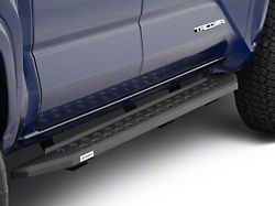 Go Rhino RB20 Slim Running Boards; Protective Bedliner Coating (2024 Tacoma Double Cab)