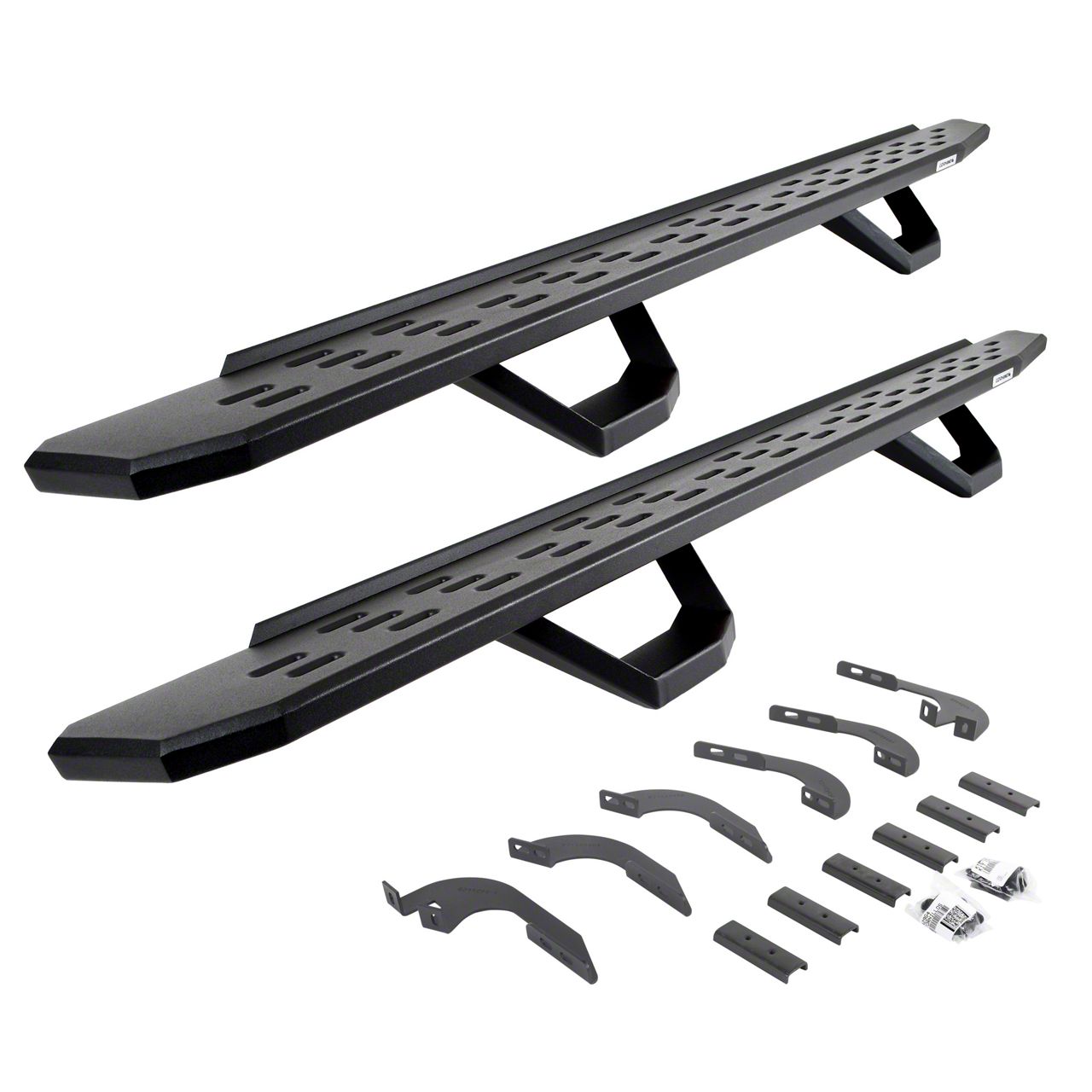 Go Rhino Tacoma RB30 Running Boards with Drop Steps; Textured Black ...