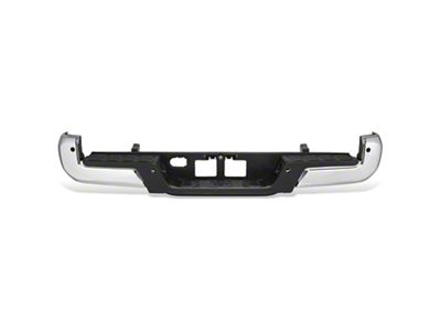 Rear Bumper with Backup Sensor Holes; Chrome (16-23 Tacoma)