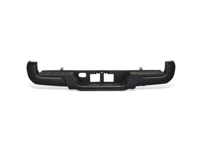 Rear Bumper without Backup Sensor Holes; Black (16-23 Tacoma)