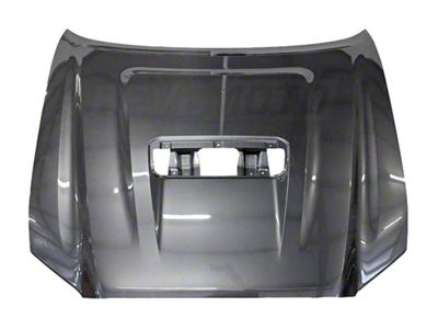 Replacement Aftermarket Hood with Scoop Opening; Magnetic Gray Metallic (16-23 Tacoma)