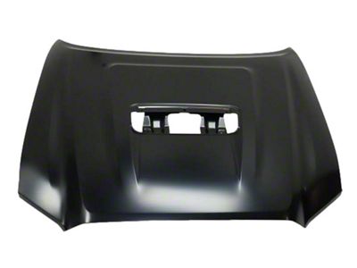 Replacement Aftermarket Hood with Scoop Opening; Unpainted (16-23 Tacoma)