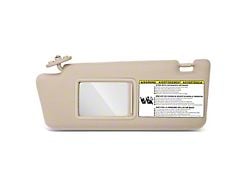 Replacement Interior Sun Visor; Driver Side; Beige (05-15 Tacoma)