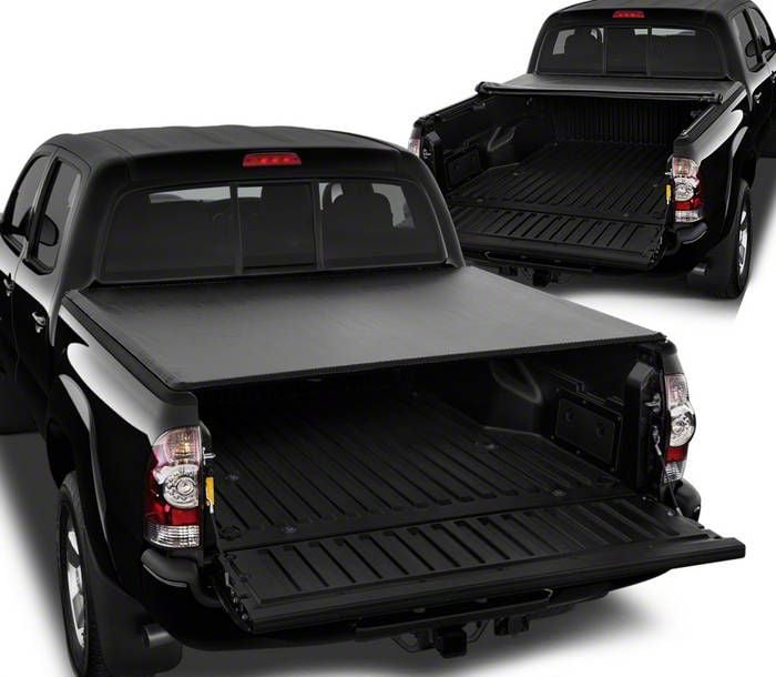 Tacoma Roll Up Style Tonneau Cover; Black (05-15 Tacoma)