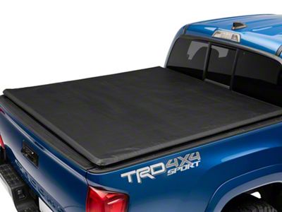 Roll Up Style Tonneau Cover; Black (16-23 Tacoma)