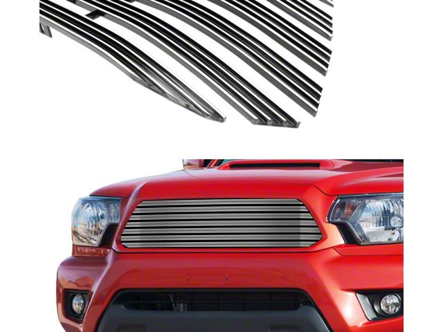 Rugged Billet Grille Insert; Polished (12-15 Tacoma)