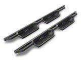 Square Tube Drop Style Nerf Side Step Bars; Matte Black (05-23 Tacoma Access Cab)