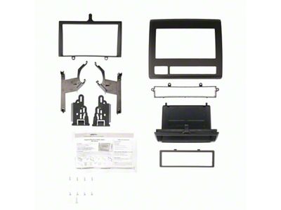 Stereo Installation Kit; Black (05-11 Tacoma)