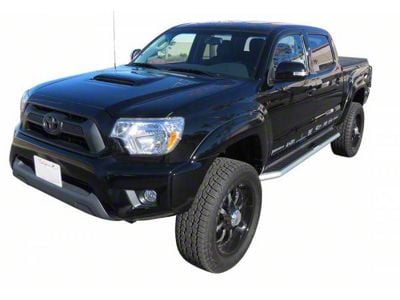STX300 Running Boards; Stainless Steel (05-23 Tacoma Double Cab)