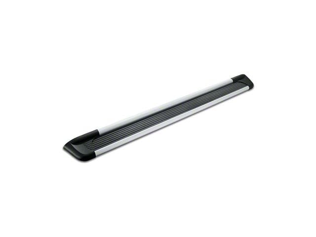 Sure-Grip Running Boards without Mounting Kit; Brushed Aluminum (05-23 Tacoma Double Cab)
