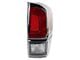 Tail Light; Black Housing; Red Clear Lens; Passenger Side (20-23 Tacoma)