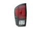 CAPA Replacement Tail Light; Black Housing; Red/Clear Lens; Driver Side (16-23 Tacoma w/ Factory LED Tail Lights)