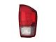 CAPA Replacement Tail Light; Chrome Housing; Red/Clear Lens; Passenger Side (16-23 Tacoma TRD w/ Factory Halogen Tail Lights)