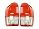 Tail Lights; Chrome Housing; Red Clear Lens (16-20 Tacoma SR, SR5)