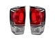 Tail Lights; Chrome Housing; Red Lens (16-19 Tacoma Limited)