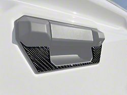 Tailgate Handle Overlays; Forged Carbon Fiber (24-25 Tacoma)