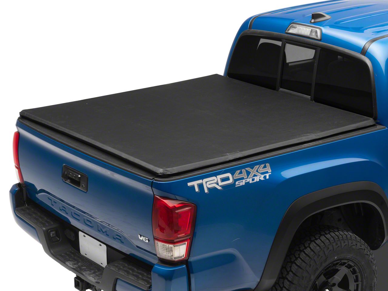 Tacoma Tri-Fold Soft Tonneau Cover (16-23 Tacoma w/ 5-Foot Bed) - Free ...