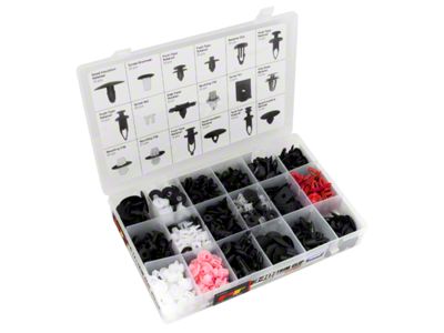 Toyota Trim Clip Assortment; 340-Piece Set