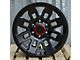 TR2 Matte Black 6-Lug Wheel; 17x9; 0mm Offset (16-23 Tacoma)