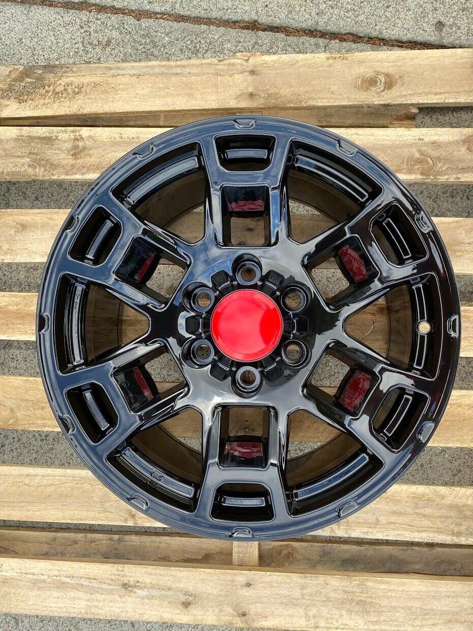 Tacoma TR5 Gloss Black 6-Lug Wheel; 17x8; 5mm Offset (16-23 Tacoma ...