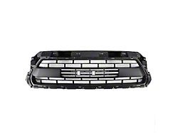 TRD Pro Style Upper Replacement Grille with Grille Lights; Black (12-15 Tacoma)